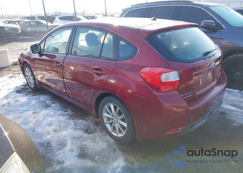 2013 Subaru Impreza 2.0I Premium z USA, uszkodzony, nr VIN JF1GPAC66DH814120